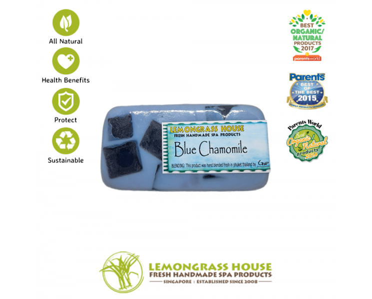 Blue Chamomile Handmade Soap Bar