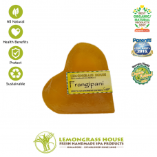 Frangipani Heart Shaped Handmade Soap