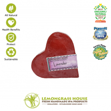 Lavender Heart Shaped Handmade Soap
