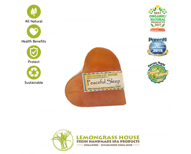 Peaceful Sleep Heart Shaped Handmade Soap